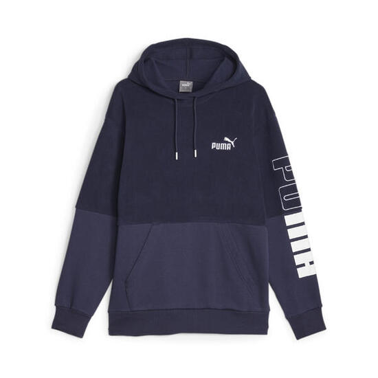 Felpa con cappuccio invernale PUMA POWER da uomo PUMA Navy Blue