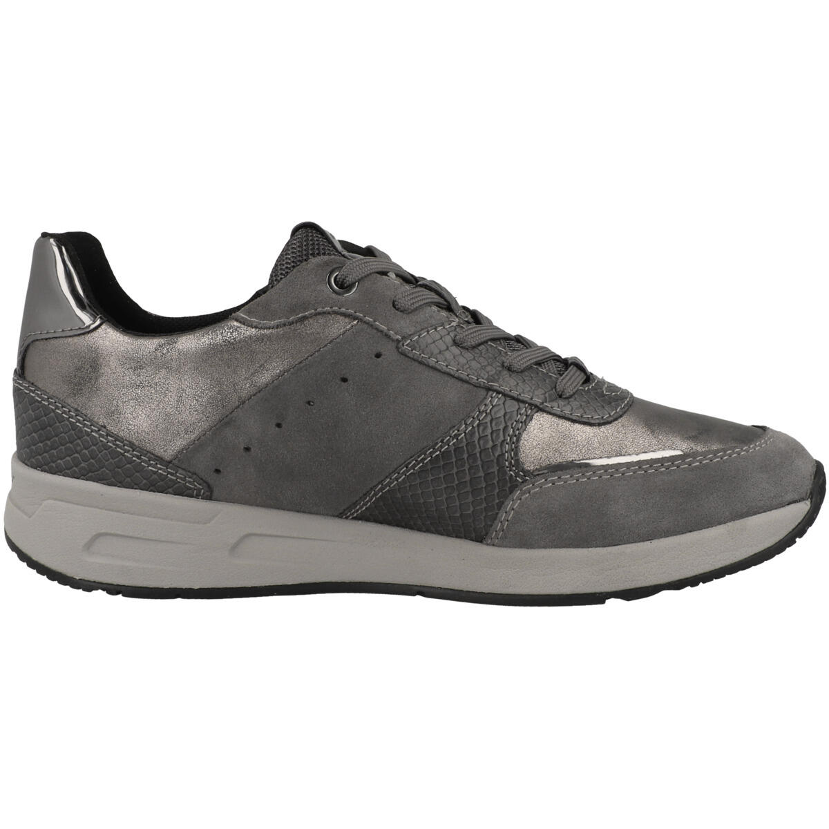 Baskets Geox Modèle D Bulmya Couleur Gris 3/5