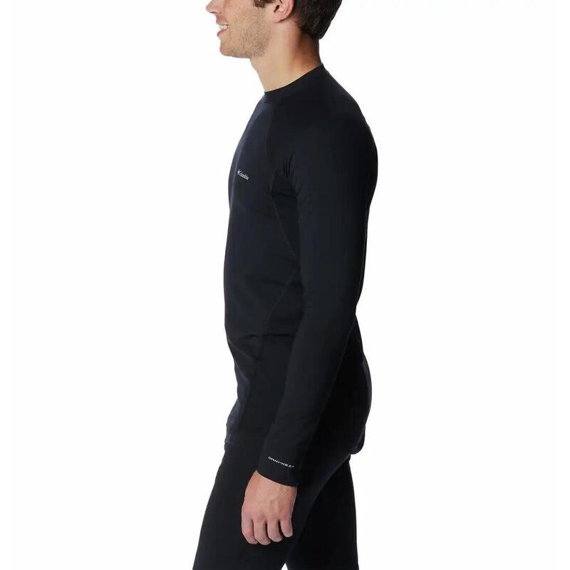 Midweight Stretch Long Sleeve Top férfi aláöltöző felső - fekete