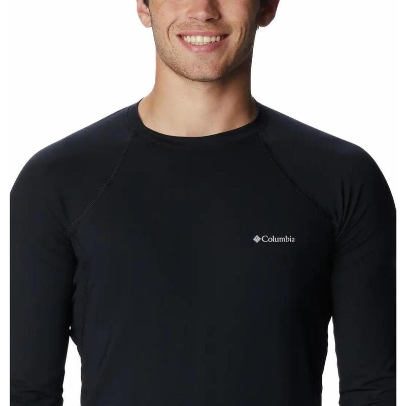 Midweight Stretch Long Sleeve Top férfi aláöltöző felső - fekete