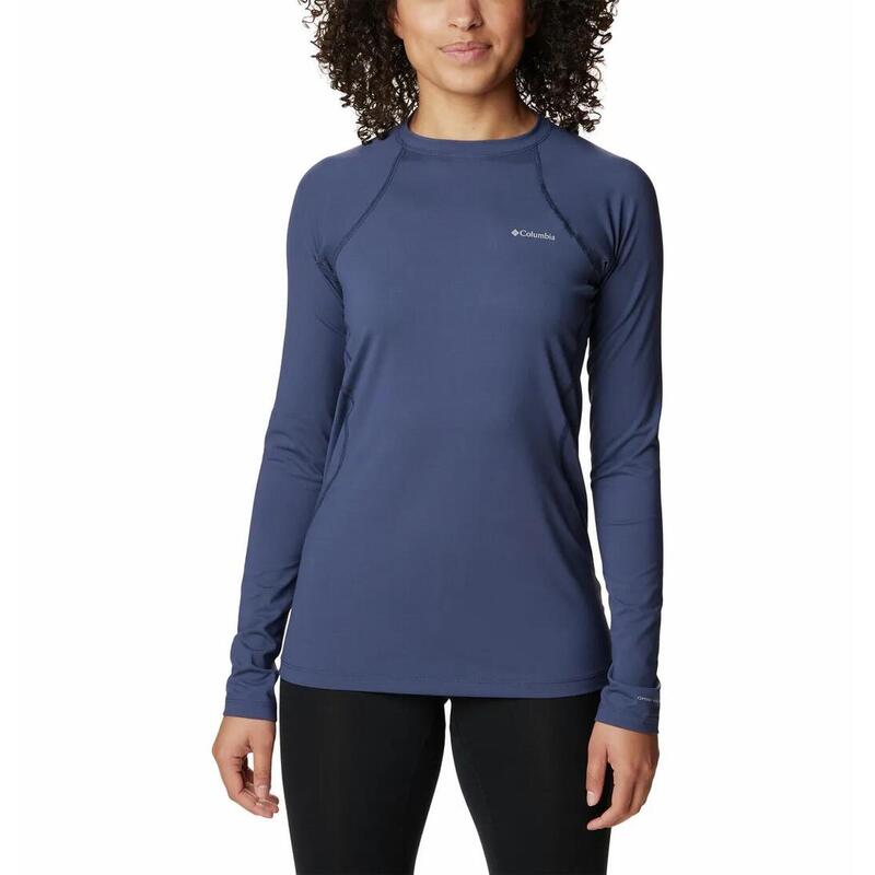 Unterziehshirt Midweight Stretch Long Sleeve Top Damen - blau