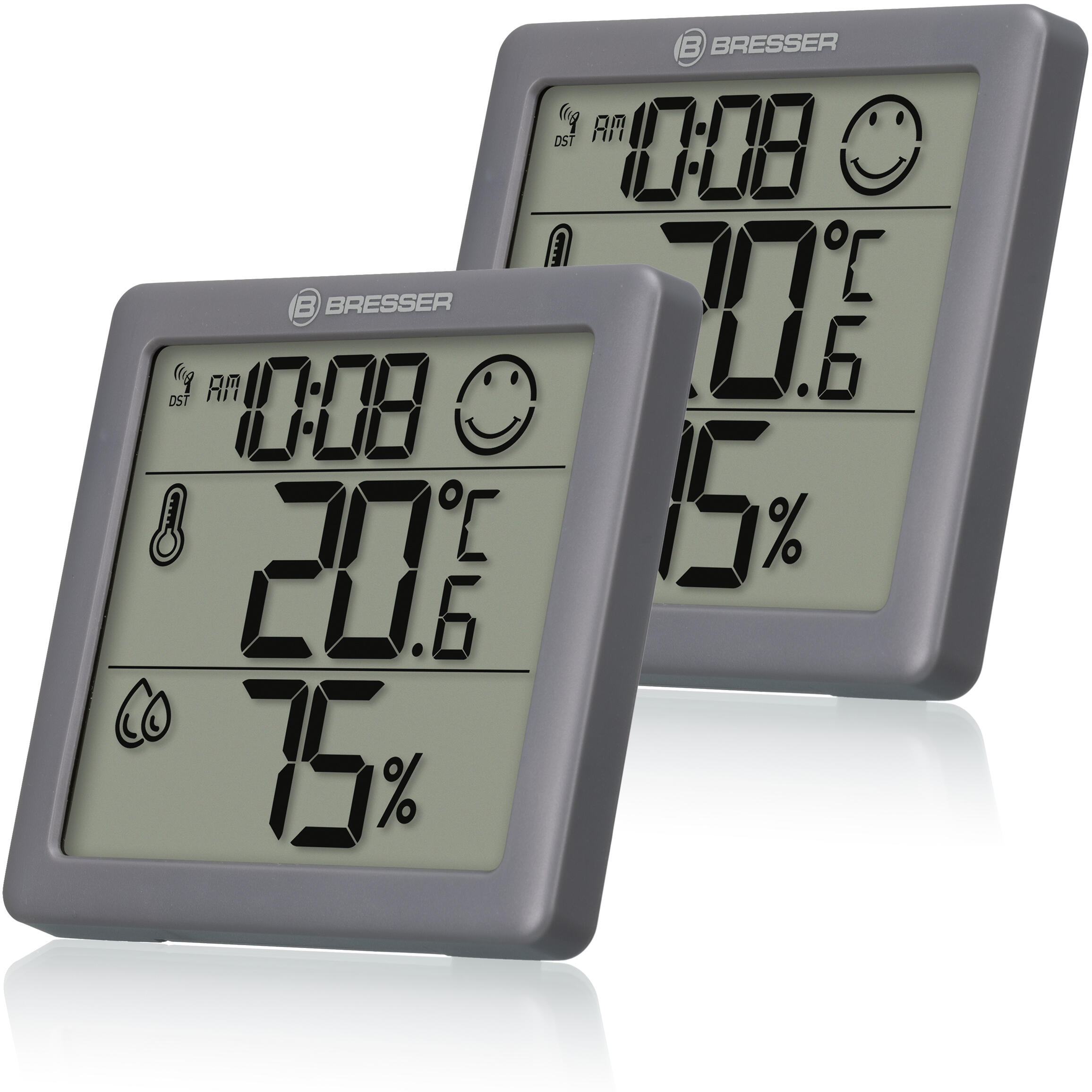 BRESSER Set di 2 termometri/igrometri BRESSER Climate Smile