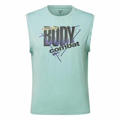 Heren mouwloos t-shirt les mills® bodypump® activchill