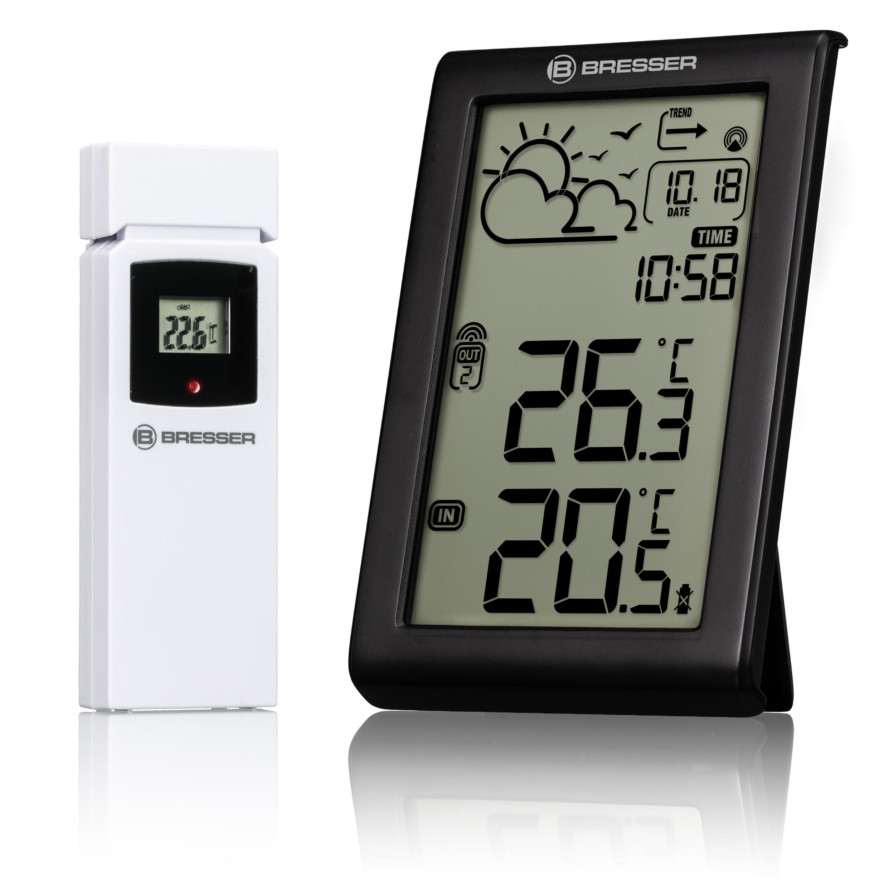 BRESSER Stazione meteorologica Meteo Temp W con segnale orario DCF BRESSER