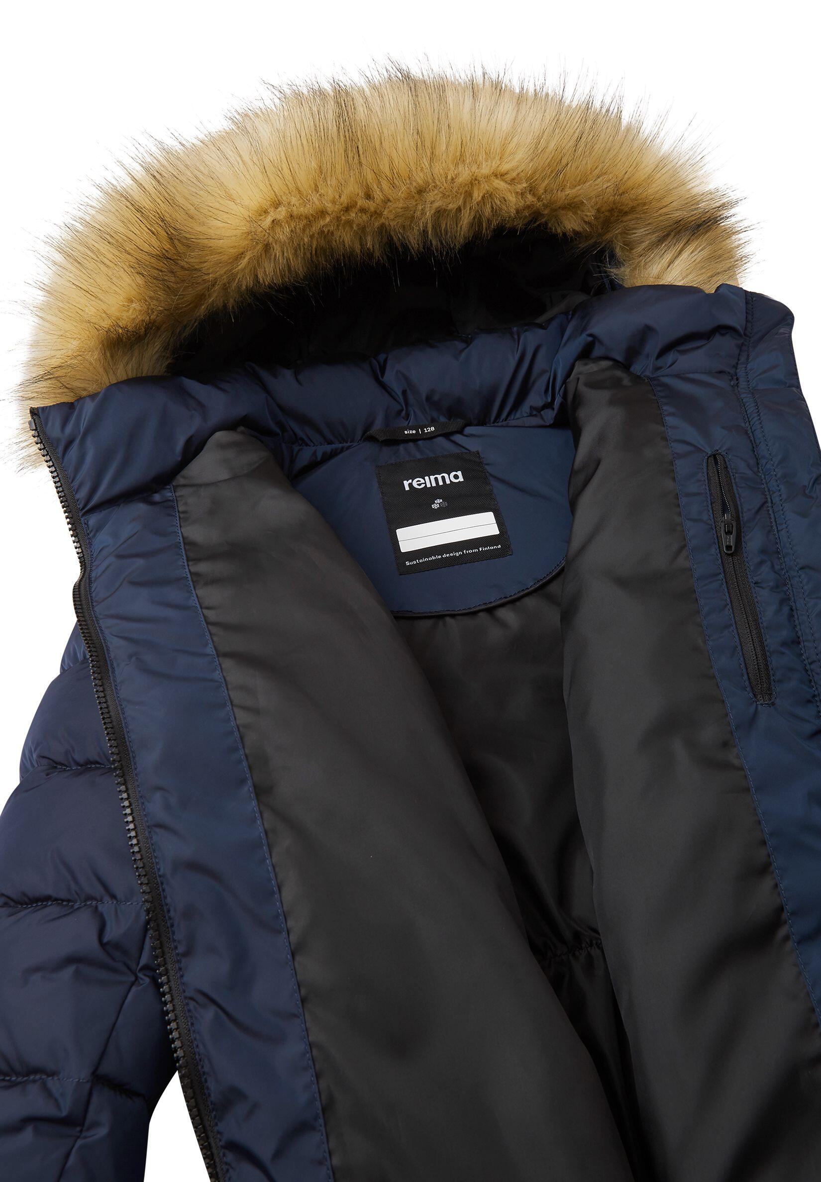 Mädchen Wintermantel Lunta Navy 4/7