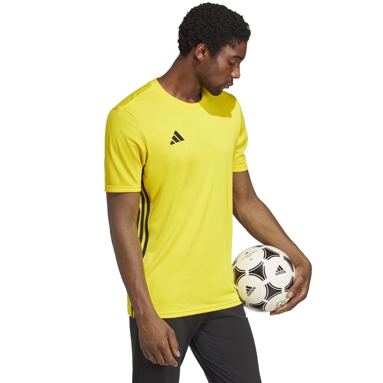 T-shirt adidas Voetbal Heren Geel 3/8