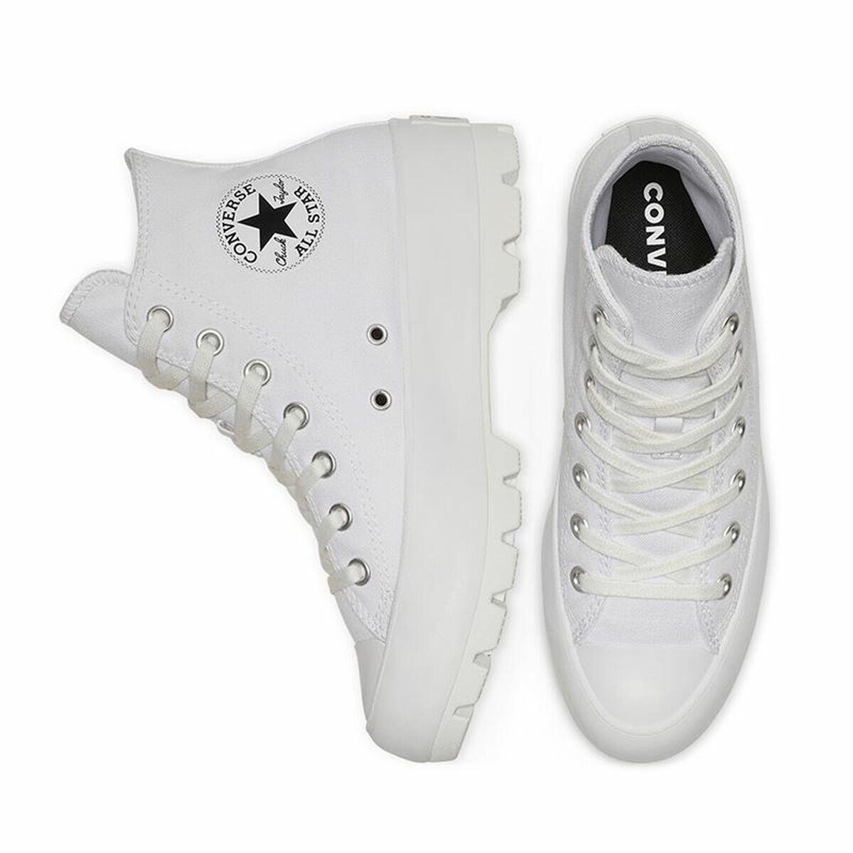 Zapatillas Casual Mujer Converse All Star Lugged Blanco 4/5