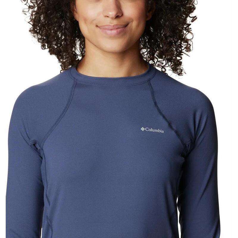 Unterziehshirt Midweight Stretch Long Sleeve Top Damen - blau