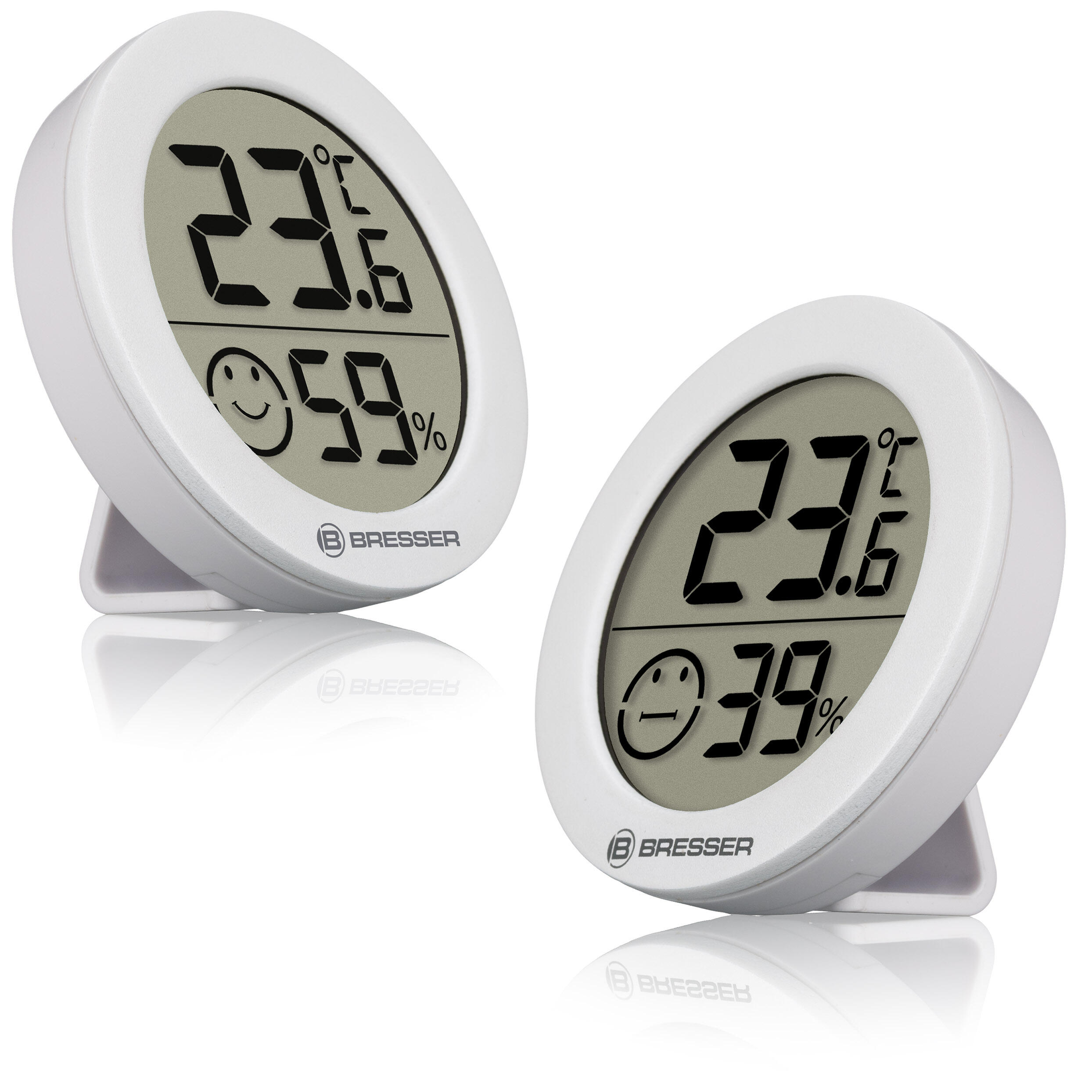 Thermohygromètres BRESSER Smile 5pcs  de température et d'humidité 2/7