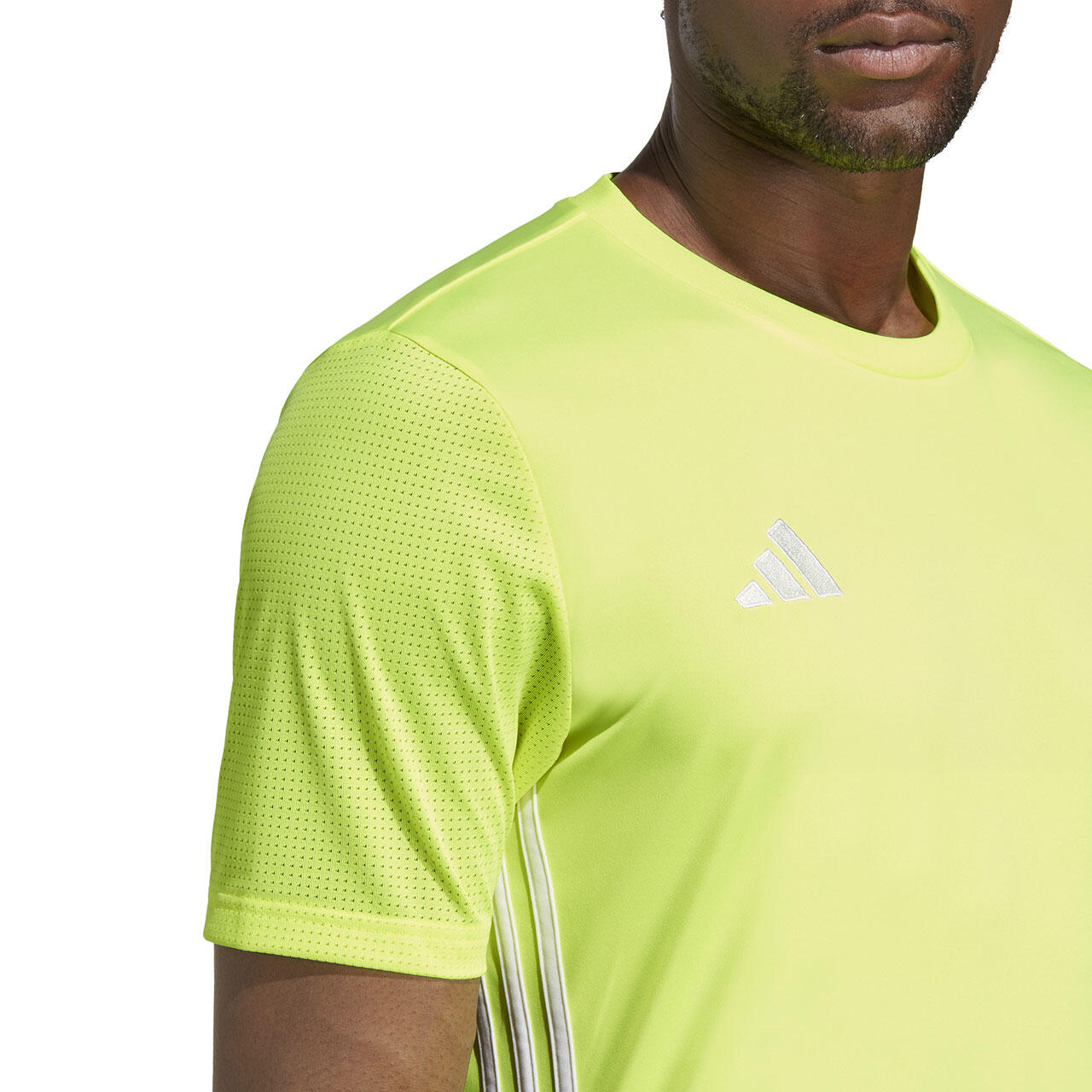 T-shirt adidas Performance Slim Fit Neon Geel 7/8