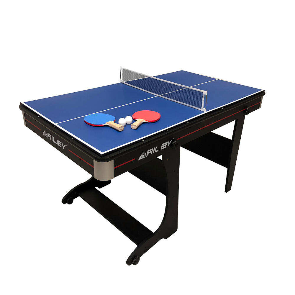 Riley 5ft Folding Pool Table with Table Tennis 6/7