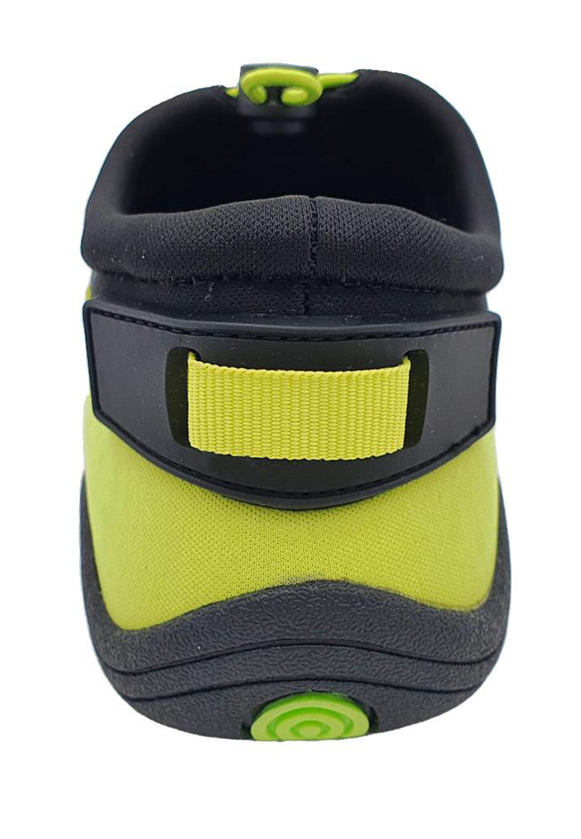 Zapatos de agua de playa Beco | Negro/verde 4/5