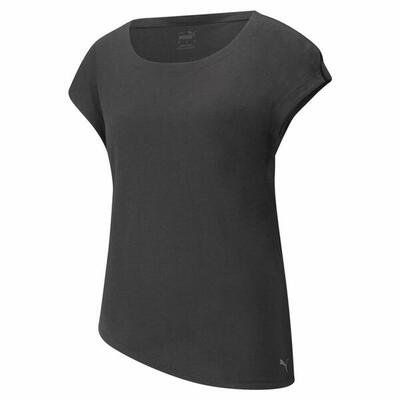 Dames-t-shirt met korte mouwen puma studio foundation zwart