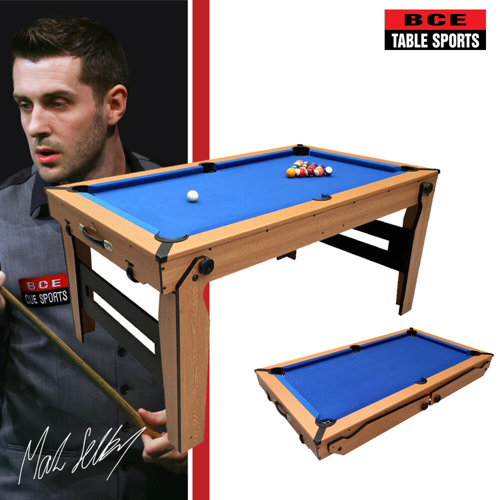 BCE BCE Razor 6ft Rolling, Lay Flat Pool Table