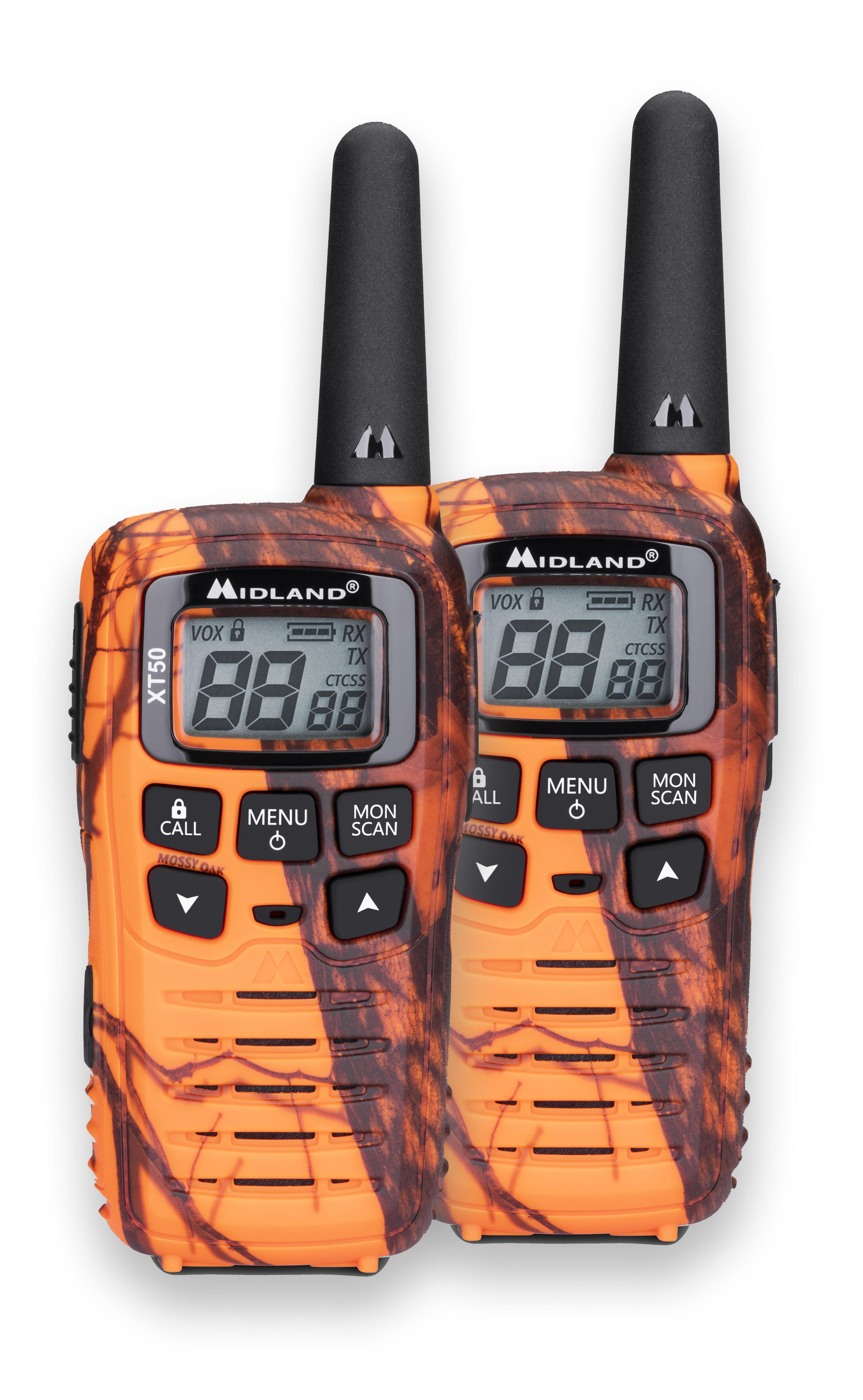 MIDLAND XT50 Blaze Doppio - 2 Walkie Talkie PMR446 Camouflage Arancione 3/4