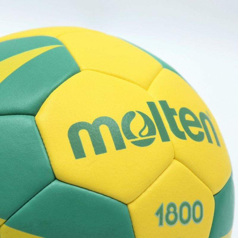 Molten Hx1800 ballon de handball - Jaune/Vert, cuir synthétique, entraînement 7/7