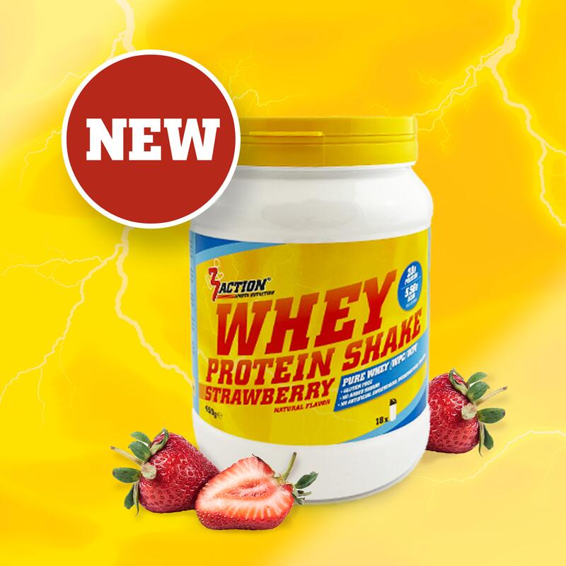 WHEY PROTEIN SHAKE FRAISES 450G