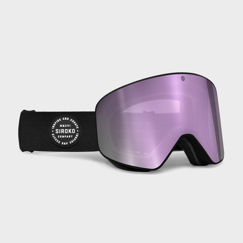 Skibrille Damen Herren Snowboardbrille Überbrille für Skating