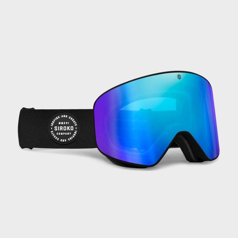 Heren en Dames Wintersport Skibril GX New Mexico SIROKO Blauw
