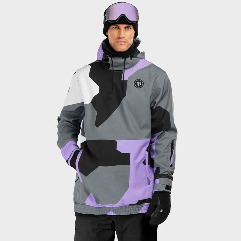 Herren Wintersport snowboardjacke für W1 Tignes SIROKO Lavendel