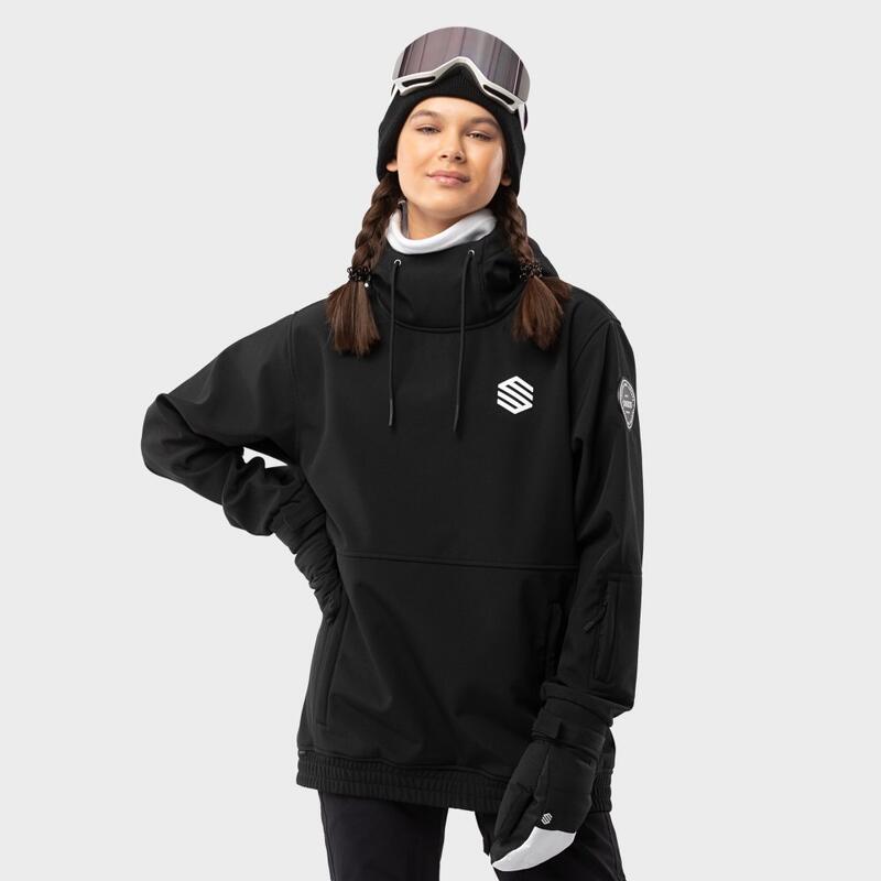  GSOU SNOW Chaqueta y pantalones de esquí para mujer,  impermeable, resistente al viento, chaqueta de snowboard con aislamiento  cálido para invierno, Negro (Black Mountain) : Ropa, Zapatos y Joyería