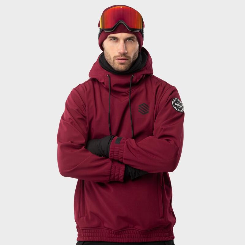 Mężczyzna Sporty zimowe Męska kurtka snowboardowa W1 Groenland SIROKO Bordowy