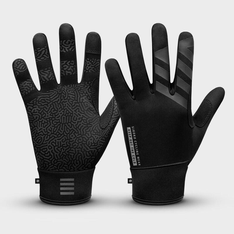 Luvas de inverno para ciclismo Homem e mulher Vestkapp SIROKO Preto