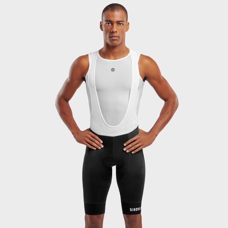 Herren Radsport kurze fahrradträgerhose für Mortirolo SIROKO Schwarz