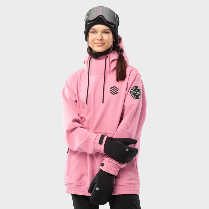 Kobieta Sporty zimowe Damska kurtka snowboardowa W1-W Dolomites Cukierkowy Róż