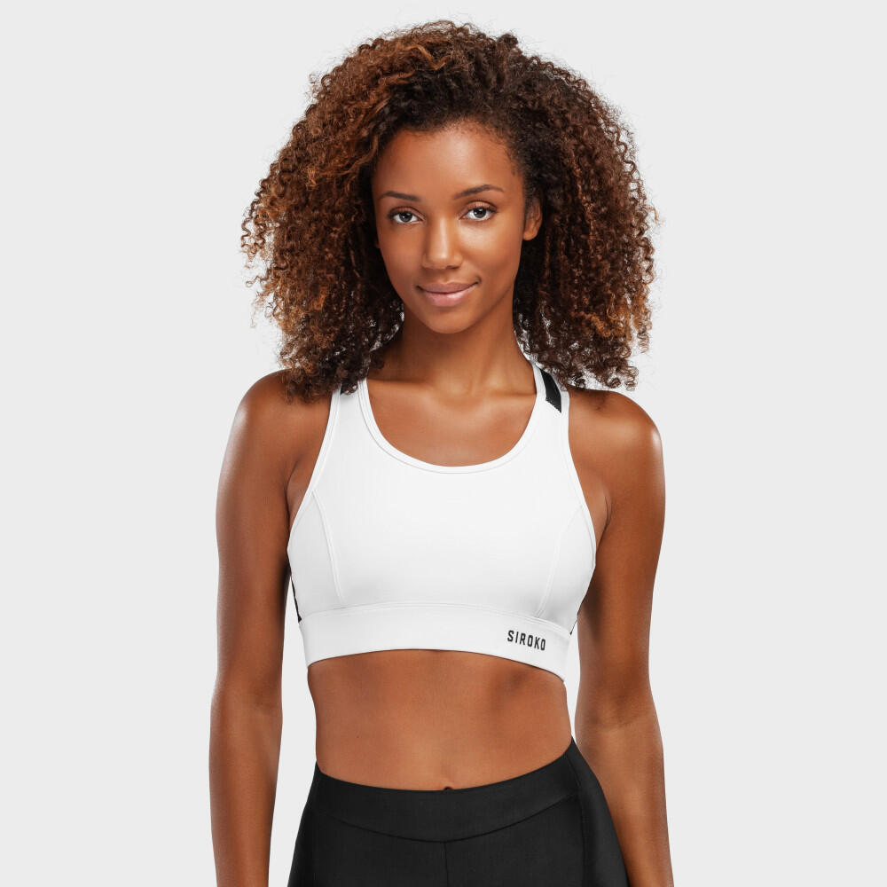 Brassière Vélo Cyclisme Femme Stamina Blanc