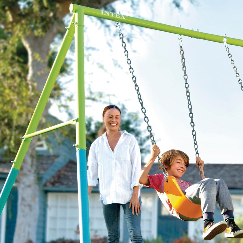 Intex 44130 - Altalena Swing Set Colorata, 4 componenti, 465x249x203 cm 6/7