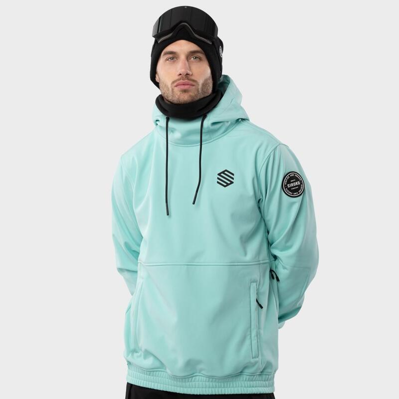 Chaqueta para snowboard/esquí hombre esquí y nieve W1 Iceberg SIROKO Turquesa