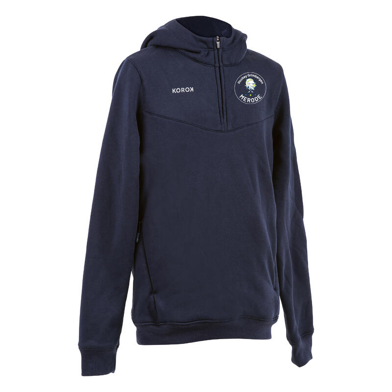 Sweat-shirt de Merode hockey Grimbergen homme FH500 bleu marine