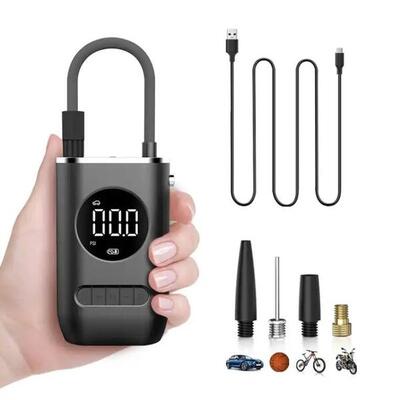 Mini compressore aria elettrico portatile per bici/moto/auto/palloni