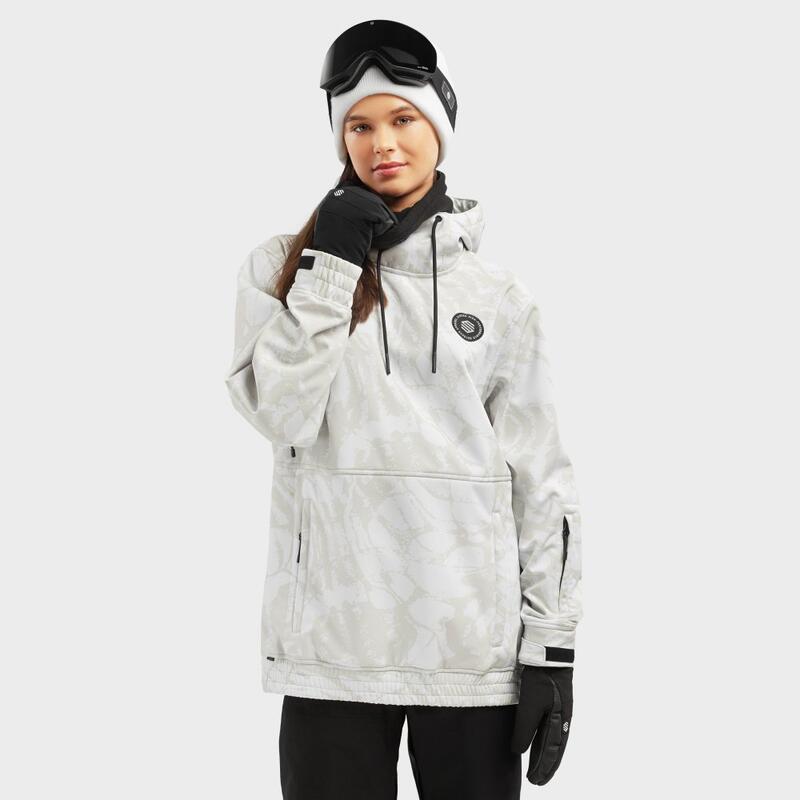 Casaco de snowboard para mulher Desportos de inverno W1-W Tremblant Branco