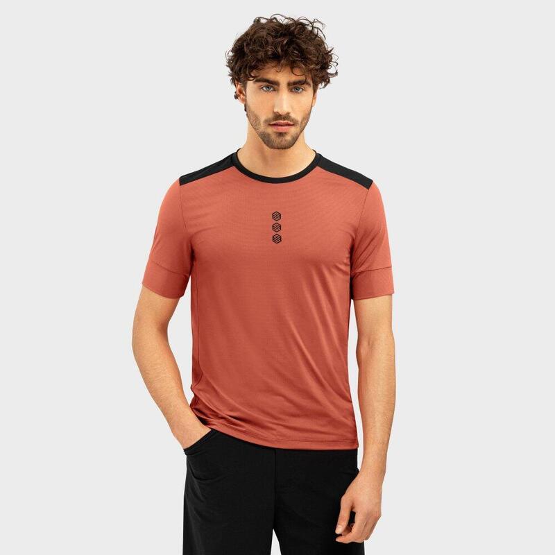 Heren Wielrennen gravel t-shirt Tushar SIROKO Klei