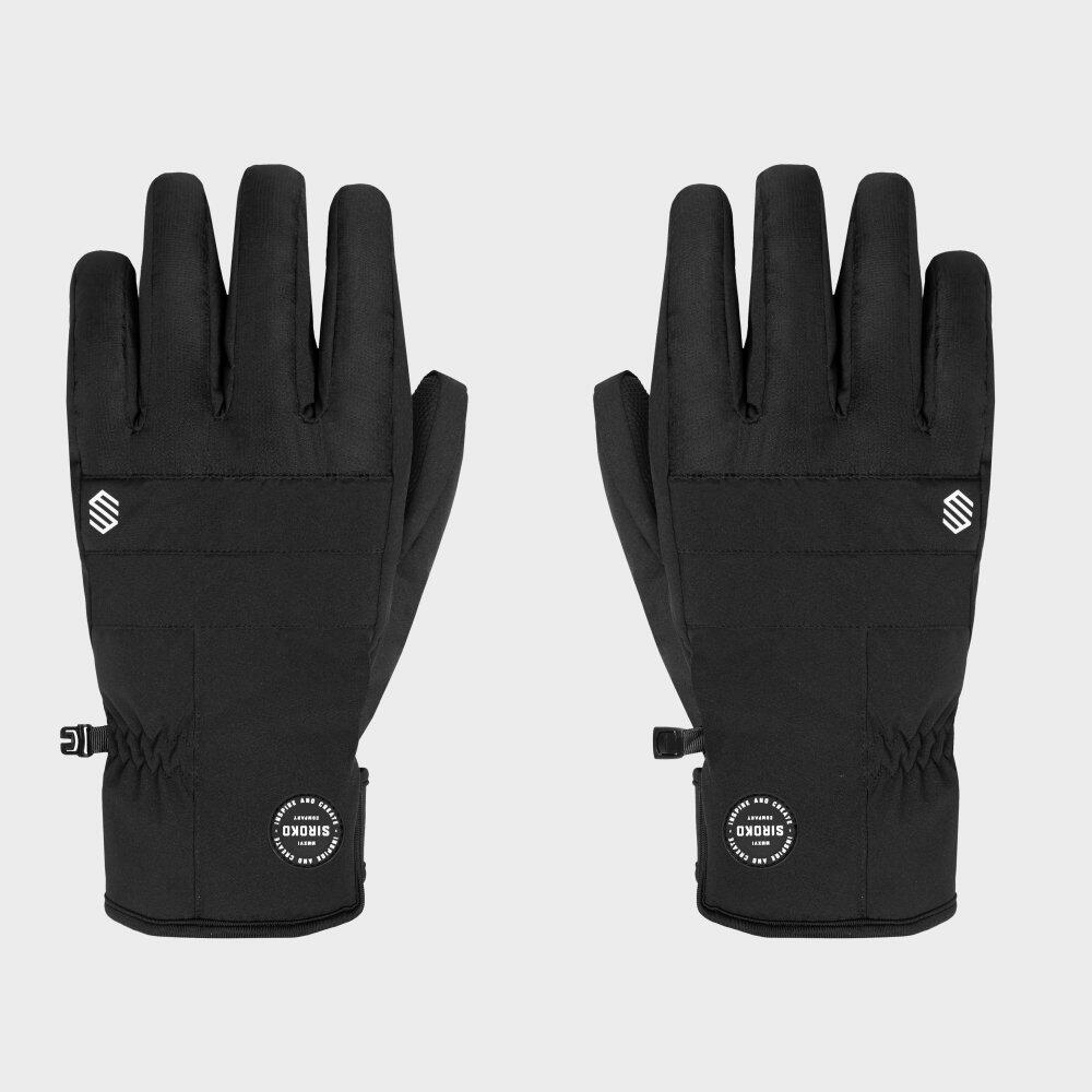 Men's and Women's Winter Sports Snowboard and Ski Thermal Gloves Voss Black