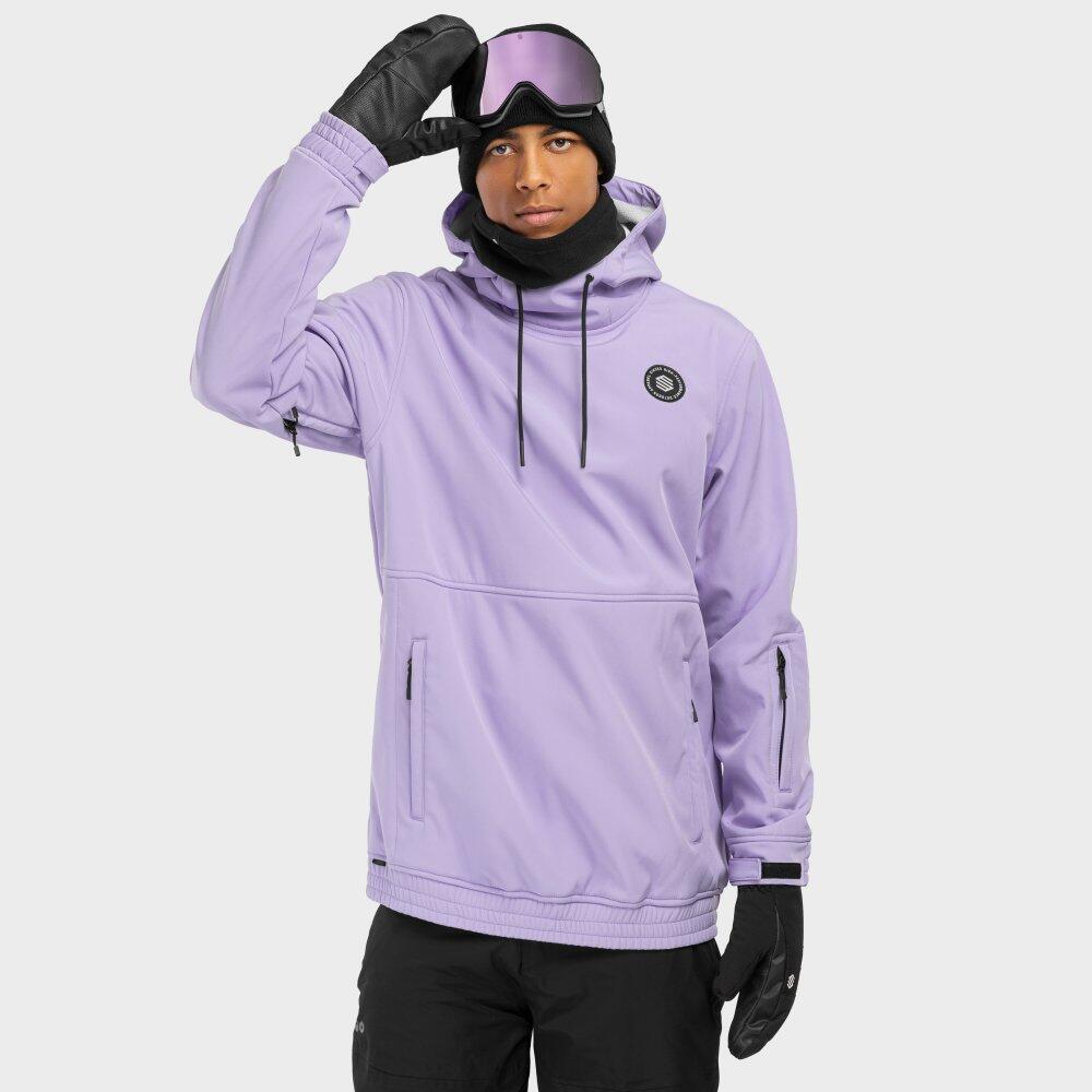 Men's snowboard jacket Winter Sports W1 Snowy Lavender