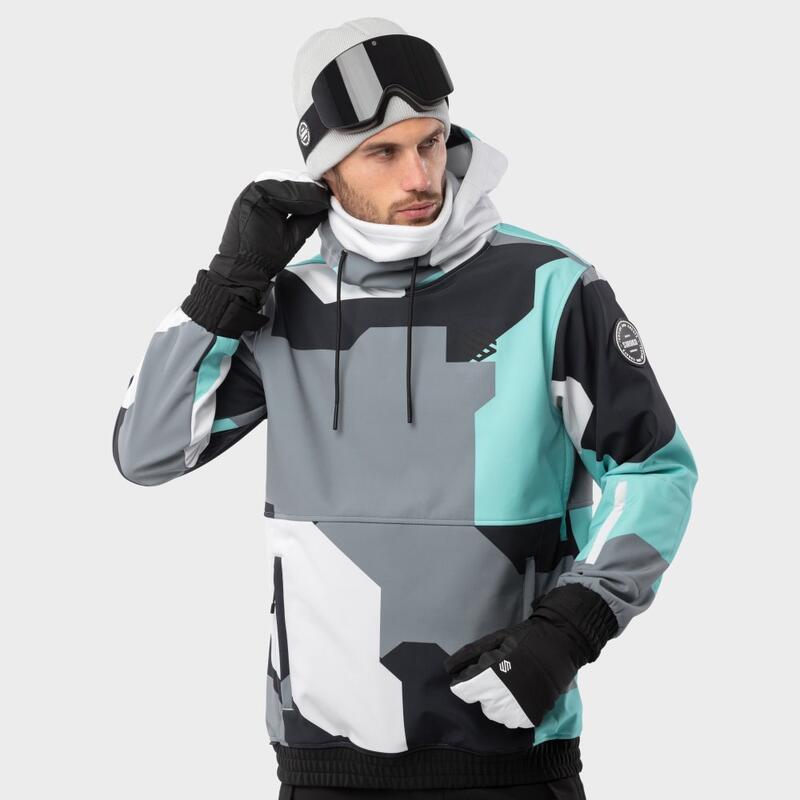 Chaqueta para snowboard/esquí hombre esquí y nieve W1 Ushuaia SIROKO Turquesa