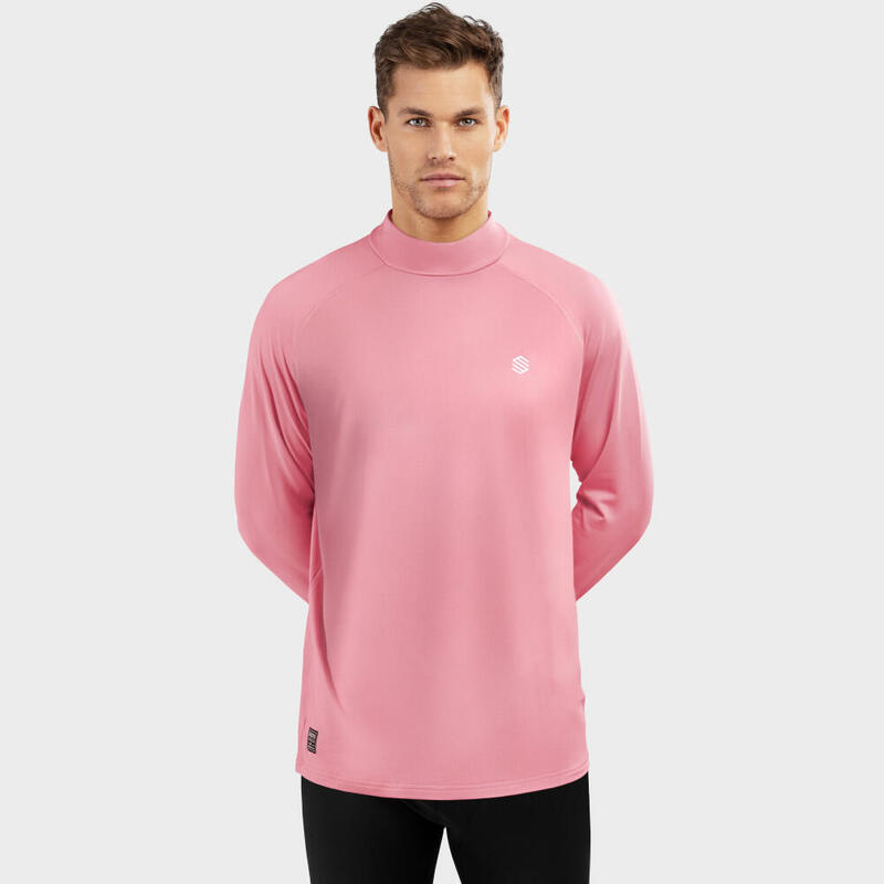 Sous-maillot thermique Sports d'hiver SIROKO Slush Pink Rose Bonbon Homme