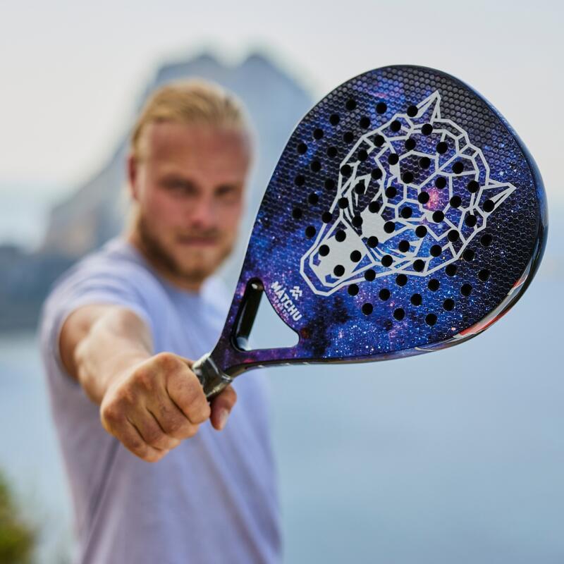 Raquette de padel Panther y compris housse - Forme diamant pour joueurs avancés