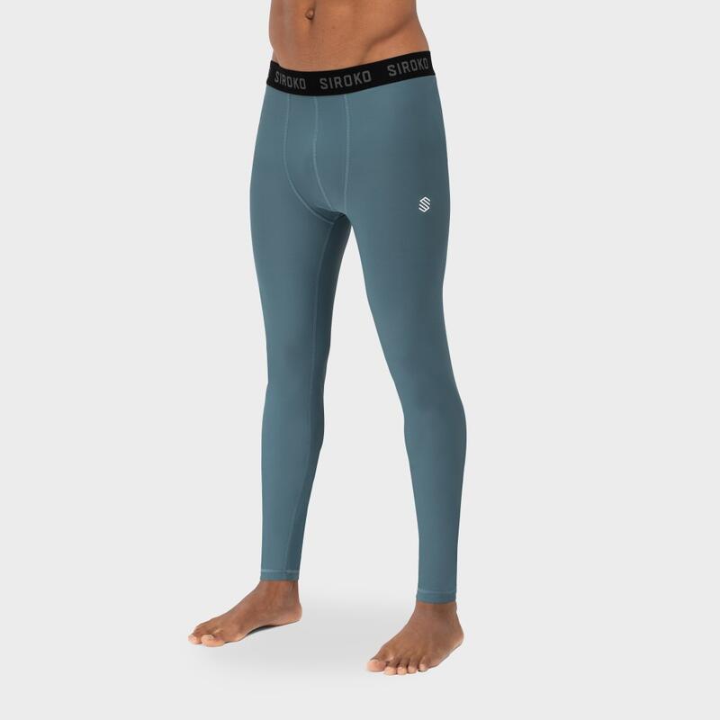 Pantaloni intimi termici da uomo Sport invernali Lift SIROKO Blu Acciaio
