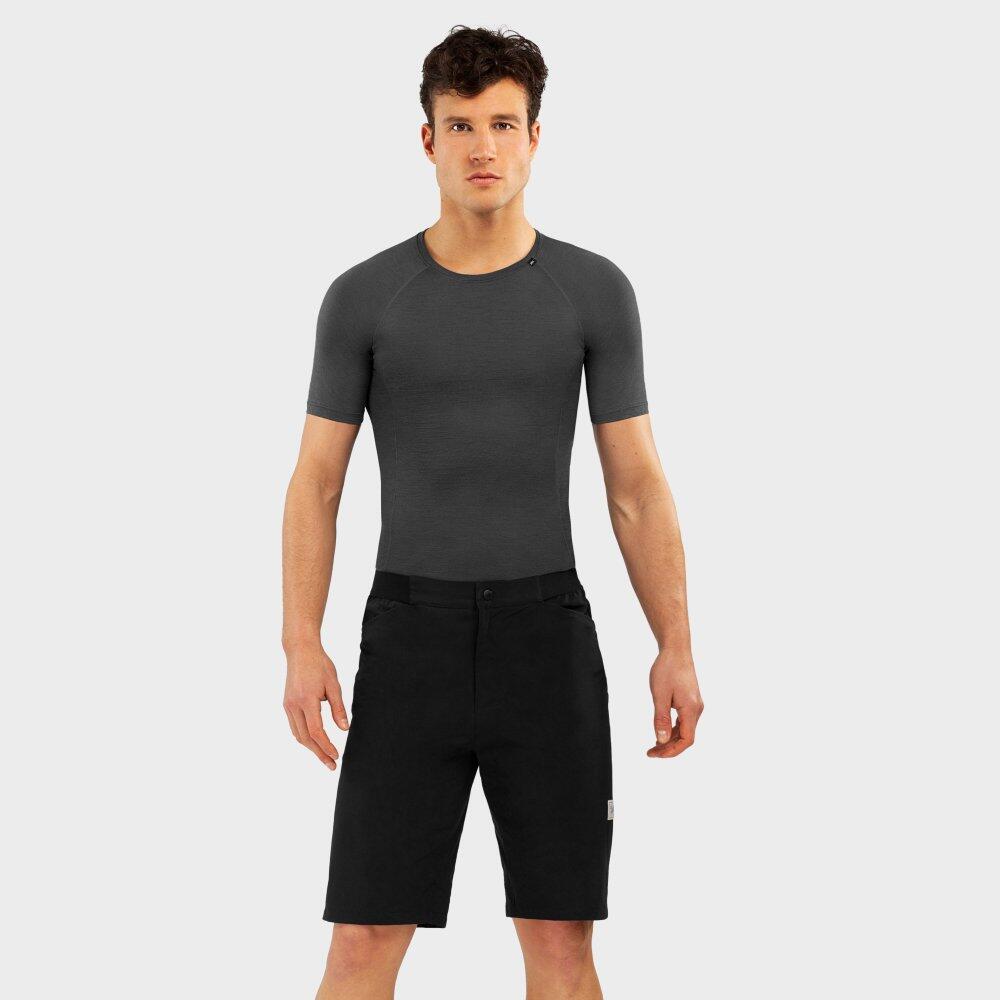 SIROKO Shorts da gravel uomo Ciclismo Block SIROKO Nero