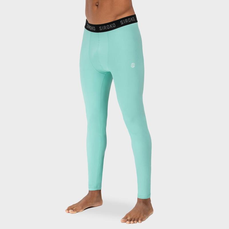 Heren Wintersport thermische onderbroek Icy SIROKO Turquoise