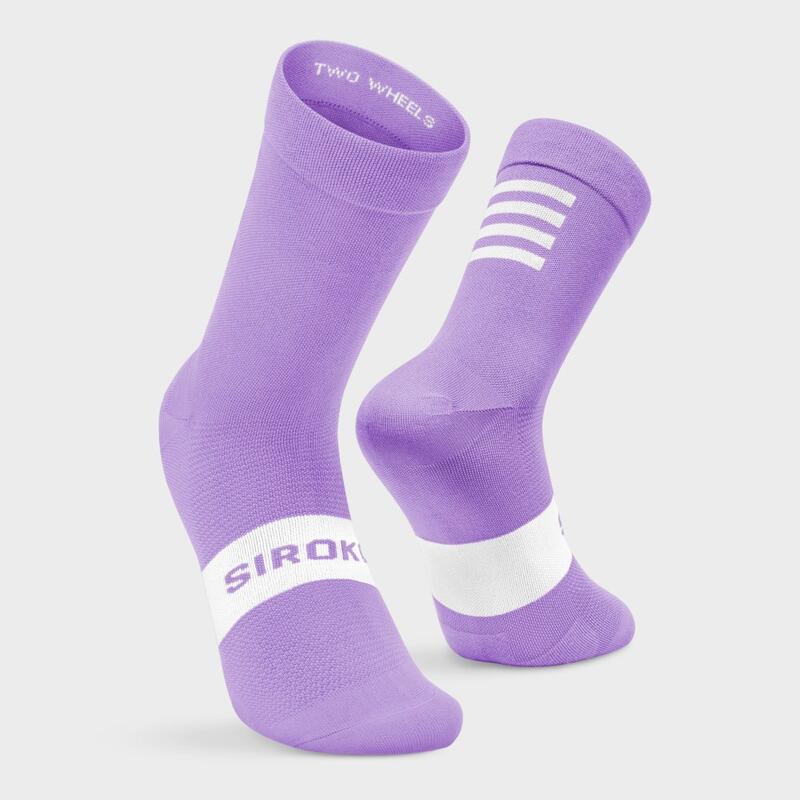 Chaussettes vélo Cyclisme Homme et Femme S1 Lilac Etna Lavande