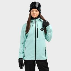 Chaqueta esquí y nieve SIROKO W2-W Senja Turquesa Mujer