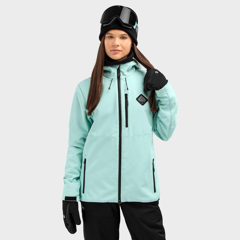 Veste Sports d'hiver SIROKO W2-W Senja Turquoise Femme