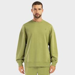 Sweat-shirt à col rond homme Lifestyle Tree Kaki