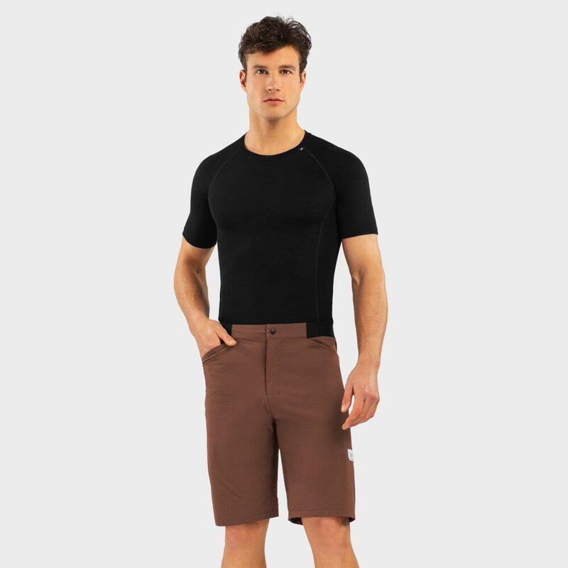 Herren Radsport gravelshorts für Valley SIROKO Braun