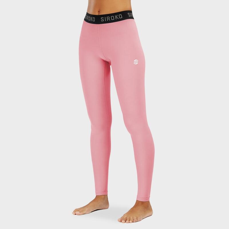 Pantaloni intimi termici da donna Sport invernali Lotus SIROKO Rosa Bubblegum